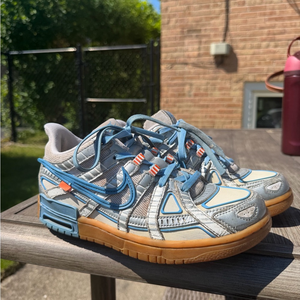 Nike Air Rubber Dunk Off-White University Blue sneakers